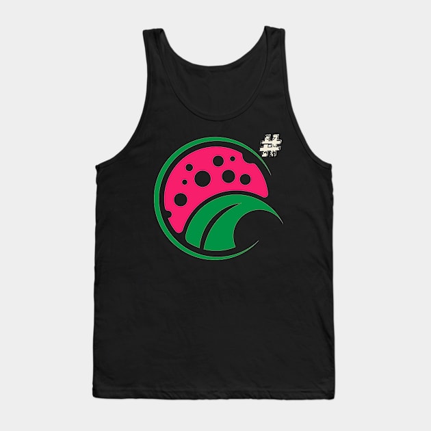 nature green and pink color Tank Top by Natural01Art